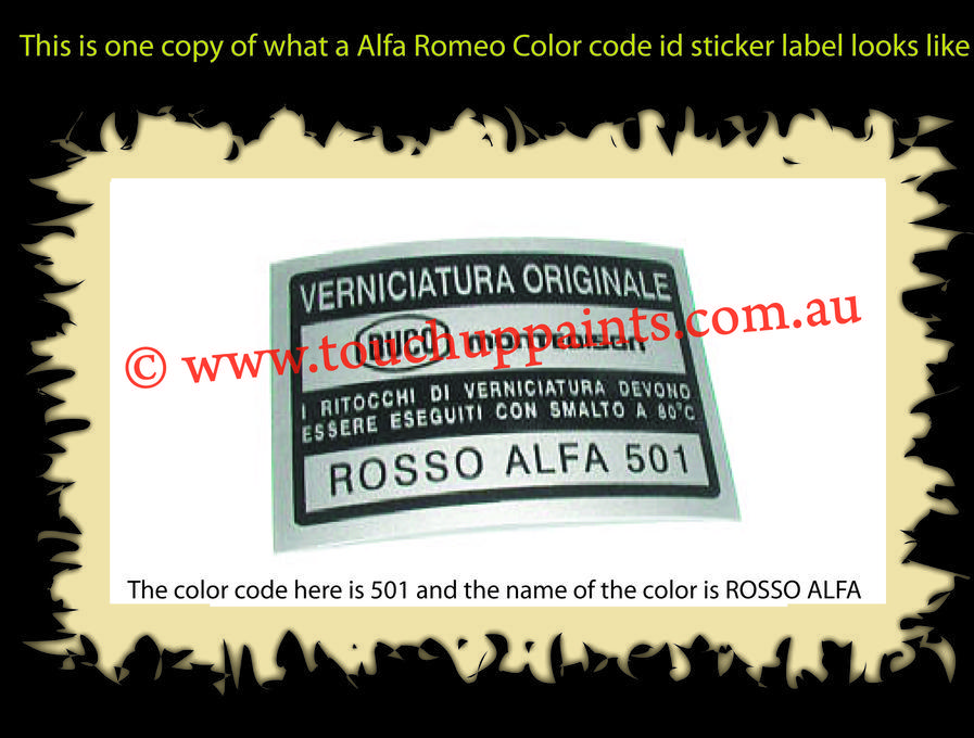 Copy Of Alfa Romeo Sticker